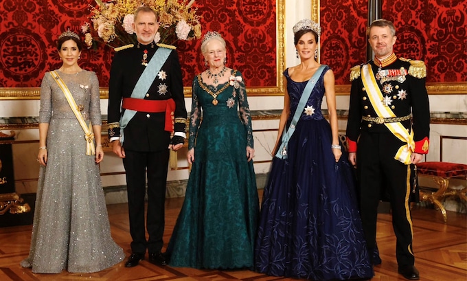 Los Reyes de España durante su viaje oficial a Dinamarca