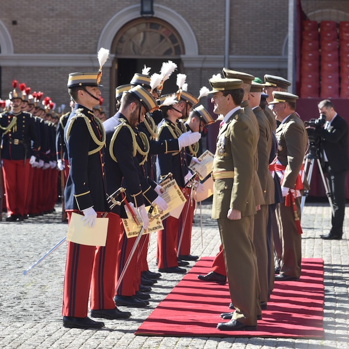 La princesa Leonor participa como dama cadete en el 142º aniversario de la Academia Militar de Zaragoza