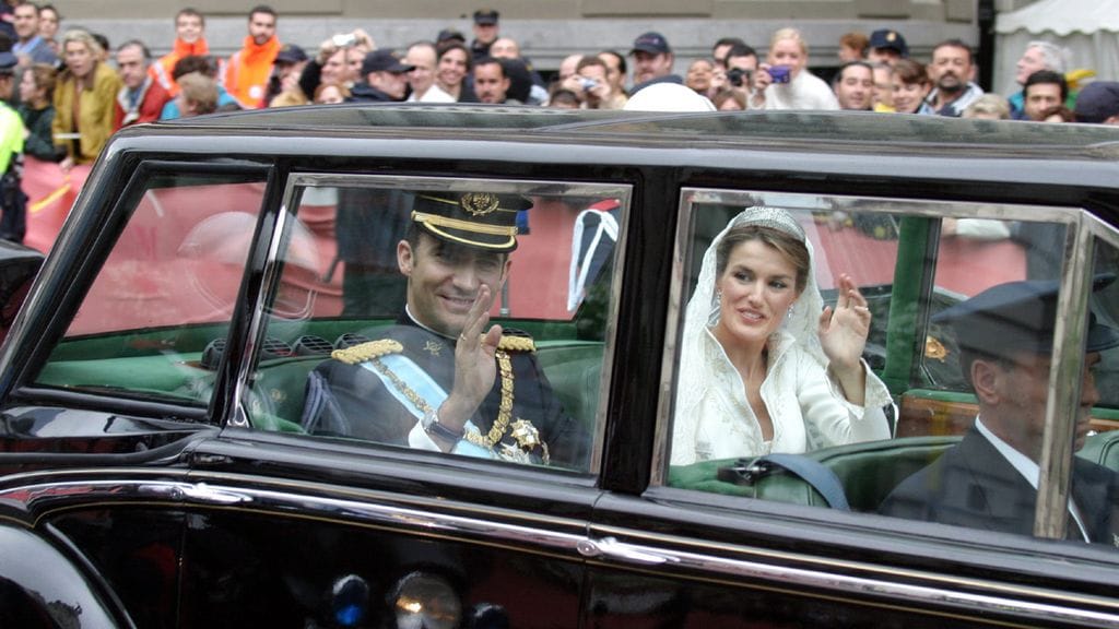 Los reyes Felipe y Letizia, el día de su boda
