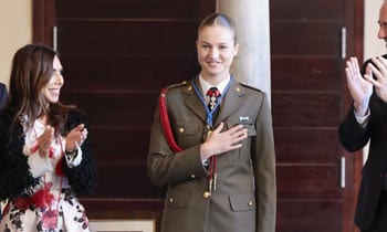 La princesa Leonor, muy emocionada por el homenaje recibido en Zaragoza: 'Me siento una maña más'