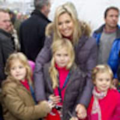 Las princesas Amalia, Alexia y Ariane de Holanda van a ver a San Nicolás