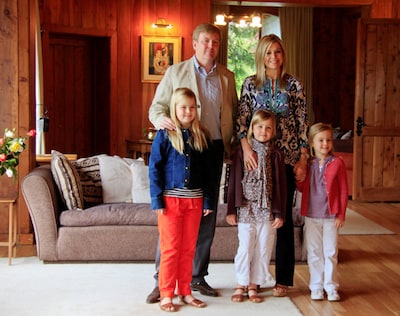 Los Príncipes de Orange pasan las Navidades en familia en Argentina