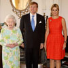 Guillermo y Máxima de Holanda son recibidos por la reina Isabel en el Castillo de Windsor