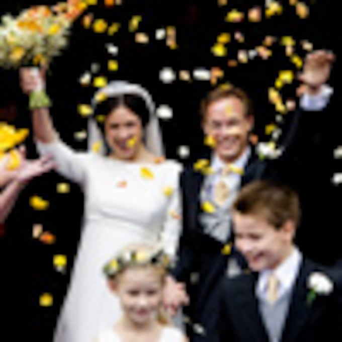 La Familia Real holandesa se reúne en la boda de Jaime de Borbón y Parma y Viktória Cservenyák