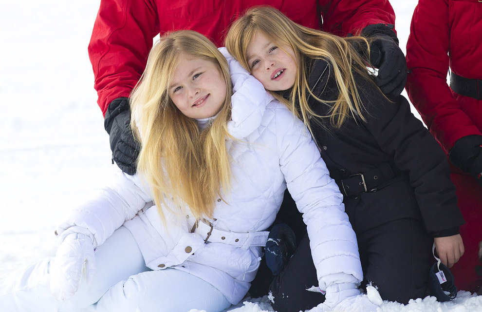 La Familia Real de Holanda vuelve a esquiar en Lech dos años después del fatal accidente de esquí del príncipe Friso