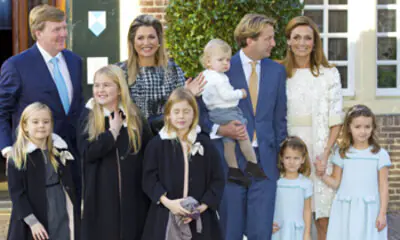 La Familia Real holandesa al completo se reúne para el bautizo del hijo de los príncipes Floris y Aimée