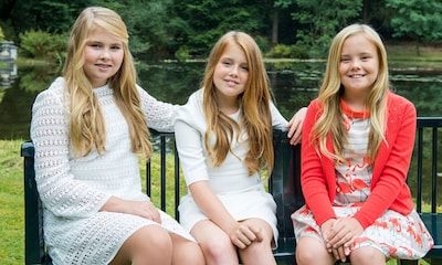Un guiño español en los nuevos retratos de las princesas Amalia, Alexia y Ariane