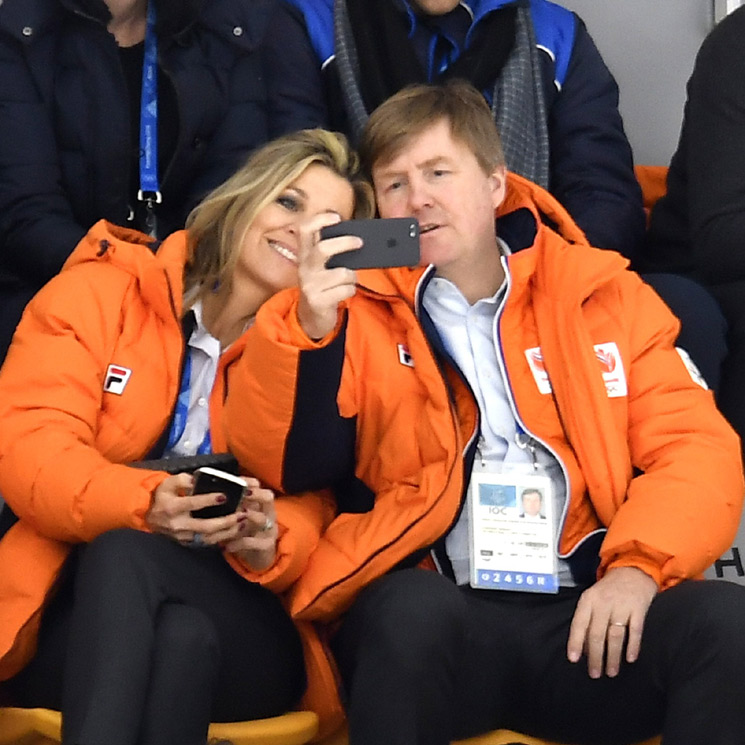 La complicidad de Guillermo y Máxima de Holanda, los mejores hinchas en los Juegos Olímpicos de Invierno