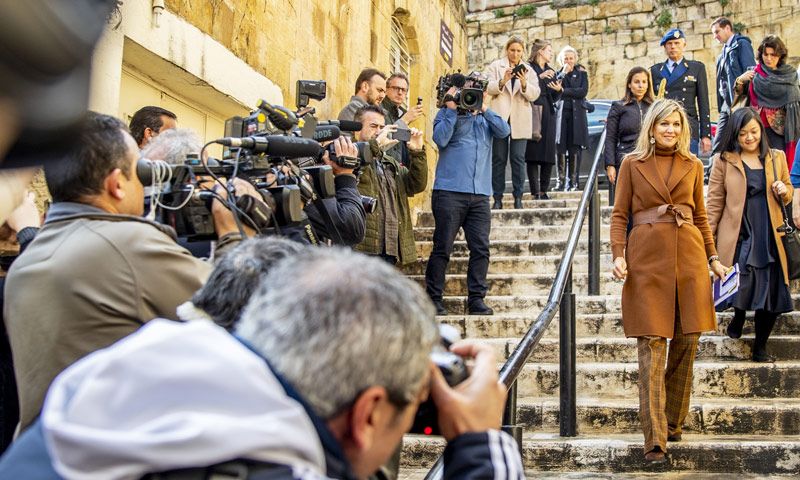 Máxima de Holanda: mucho café y tradiciones locales en su visita a Jordania