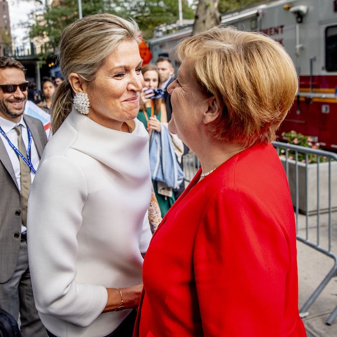 La simpática confusión de Angela Merkel durante su encuentro con Máxima de Holanda