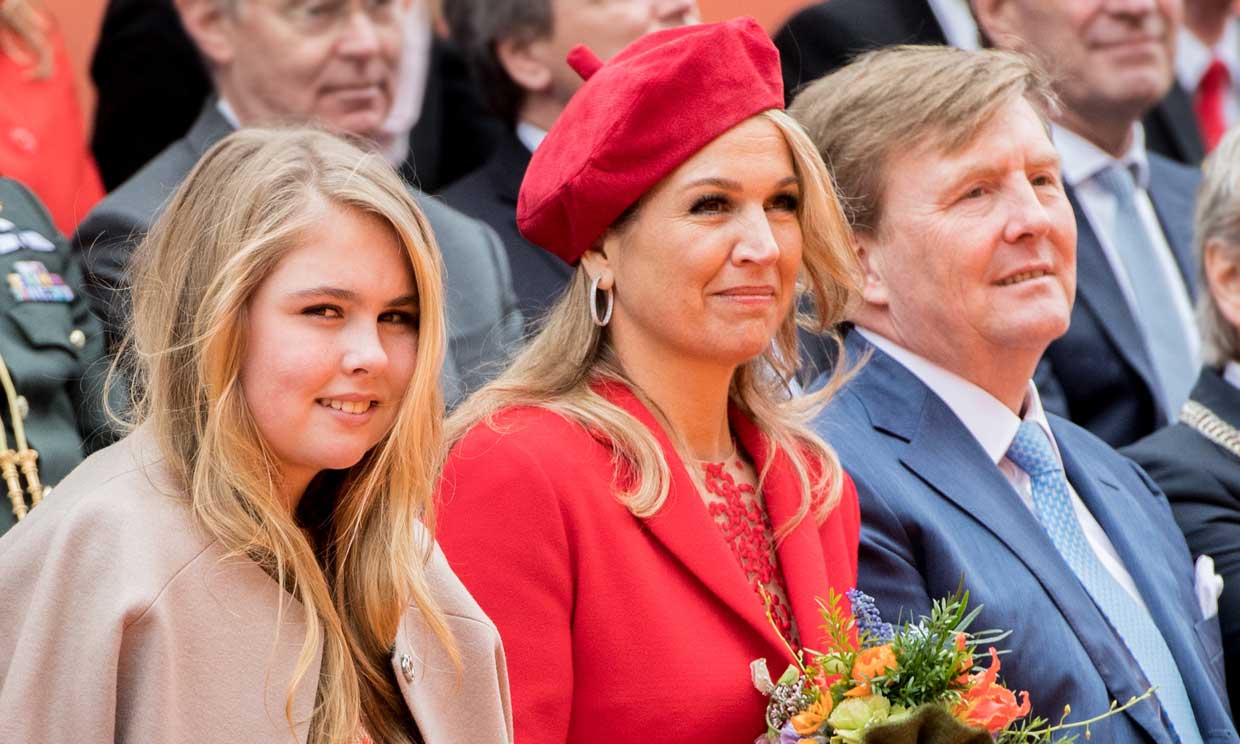 Guillermo, Máxima y Amalia de Holanda