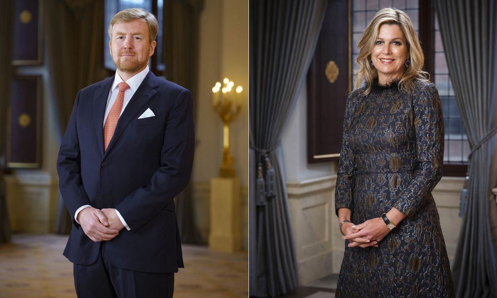 Los reyes Guillermo y Máxima de Holanda, todo elegancia en sus nuevos retratos oficiales