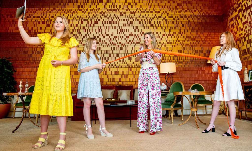 Amalia, Alexia y Ariane de Holanda vuelven a protagonizar el posado más divertido