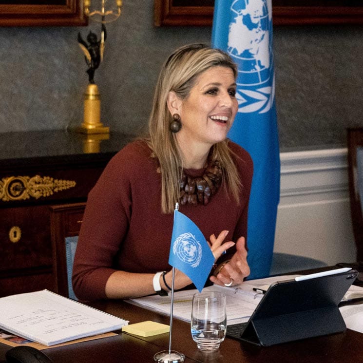 Máxima de Holanda se corona como la reina de las videoconferencias