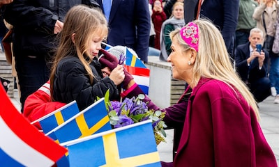 El tierno gesto de Máxima de Países Bajos sacando una sonrisa a una niña