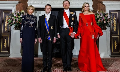 Guillermo y Máxima de Países Bajos, anfitriones del matrimonio Macron en una fastuosa cena de gala