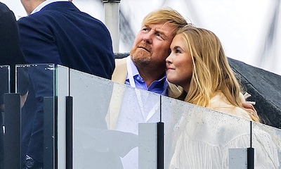 El rey Guillermo y la princesa Amalia, pura complicidad de padre e hija en el GP de Fórmula 1 de Holanda