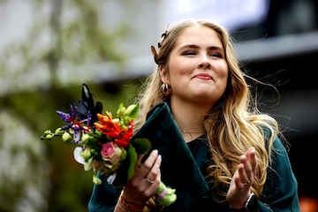 Amalia de los Países Bajos en el Día del Rey