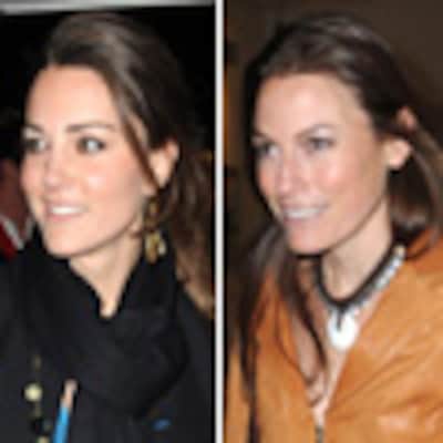 Kate Middleton y Jessica Craig, presente y pasado sentimental del príncipe Guillermo, coinciden en un estreno en Londres