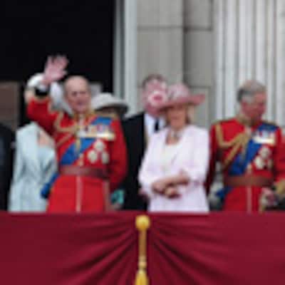 La Familia Real inglesa acompaña a la reina Isabel en la celebración oficial de su cumpleaños