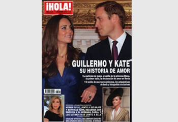 En la revista ¡HOLA!: Guillermo y Kate, su historia de amor