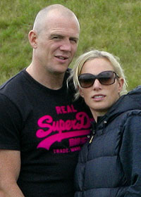 Zara Phillips y Mike Tindall