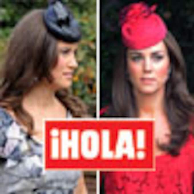 Fotografías exclusivas en ¡HOLA!: Las hermanas Kate y Pippa Middleton imponen de nuevo su estilo en una boda
