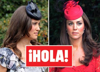 Fotografías exclusivas en ¡HOLA!: Las hermanas Kate y Pippa Middleton imponen de nuevo su estilo en una boda