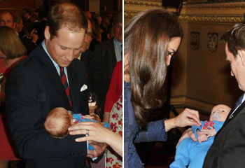 Los duques de Cambridge 'ensayan' para su futura paternidad