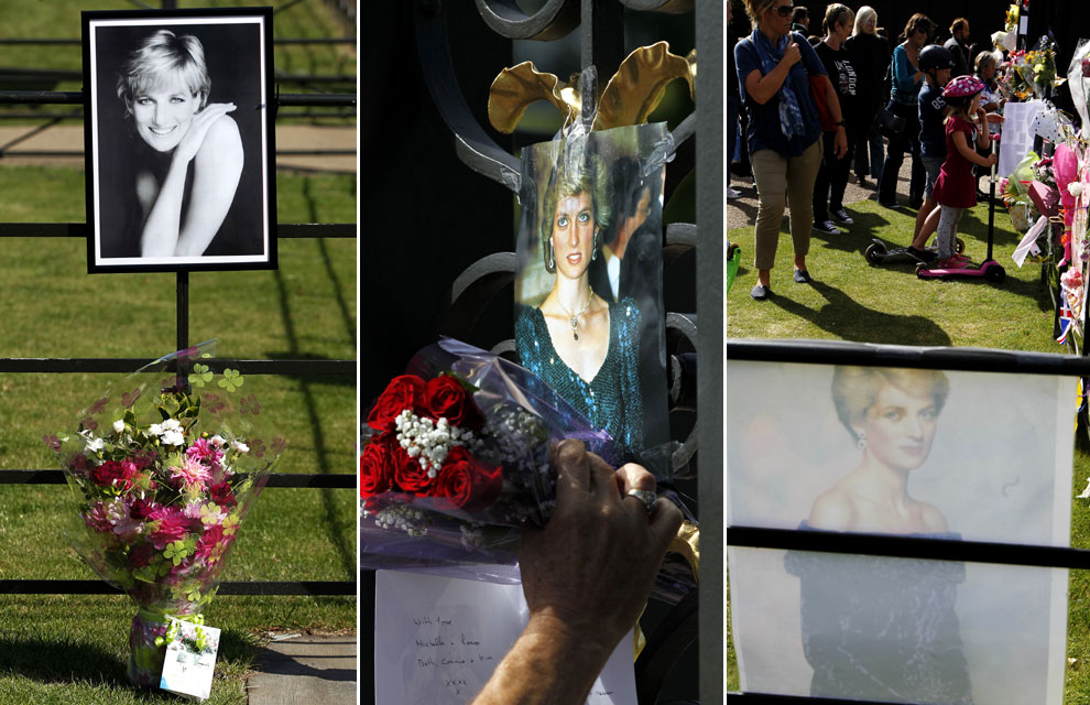 Miles de admiradores rinden homenaje a Diana de Gales en el 15º aniversario de su muerte