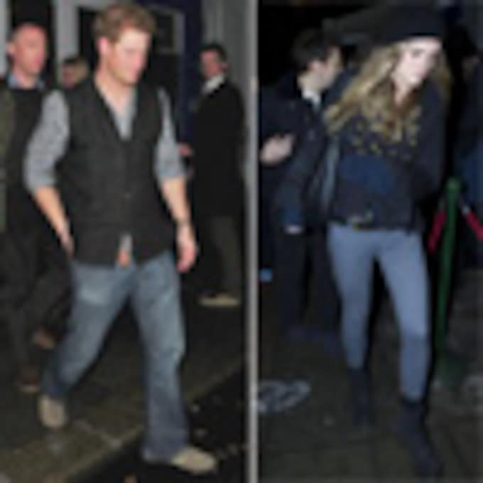El príncipe Harry y su novia, Cressida Bonas, disfrutan de la noche londinense