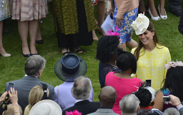 La Duquesa de Cambridge, la luz de Buckingham en la Fiesta del Jardín