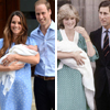 La imagen se repite 30 años después: la Duquesa de Cambridge evoca a Diana de Gales en la presentación de su hijo