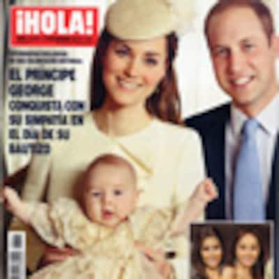 En ¡HOLA!: El príncipe George conquista con su simpatía el día de su bautizo, Isabel Preysler y Ana Boyer, confidencias de madre e hija y más..