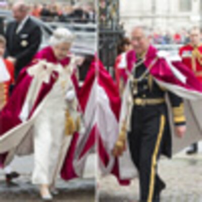 Isabel II presidió la centenaria y solemne ceremonia de la Orden de Bath