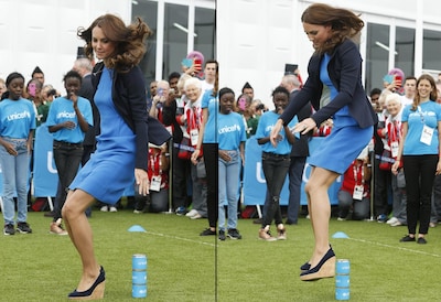 El 'photobomb' del príncipe Harry y las bromas, los gestos de cariño y la emoción de los Duques de Cambridge en los Juegos de la Commonwealth