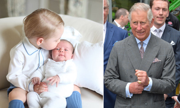 El príncipe Carlos, orgulloso abuelo, revela que la princesa Charlotte ya duerme toda la noche