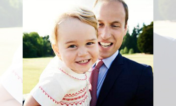 La foto más simpática del niño más simpático: el príncipe George cumple dos añitos, ¡felicidades!