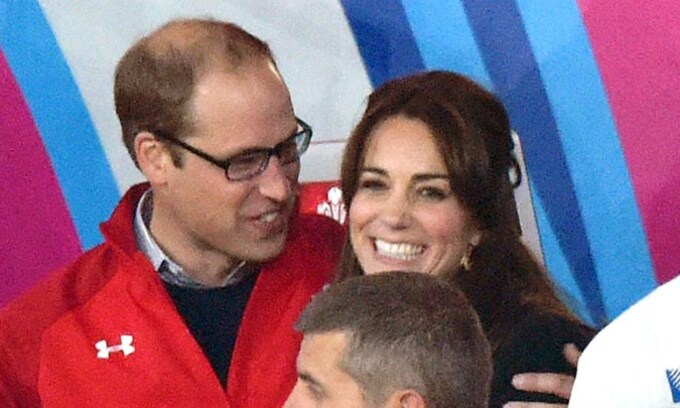 El Duque de Cambridge solo tiene ojos para su mujer