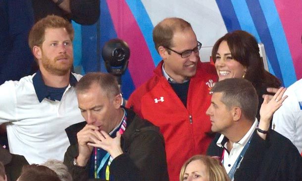 El Duque de Cambridge solo tiene ojos para su mujer