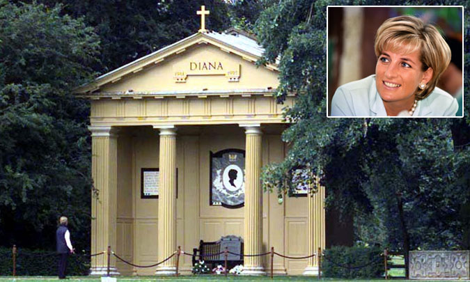 El mausoleo de Diana de Gales se remodela de cara al 20 aniversario de su fallecimiento