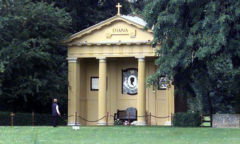 El mausoleo de Diana de Gales se prepara de cara al 20 aniversario de ...