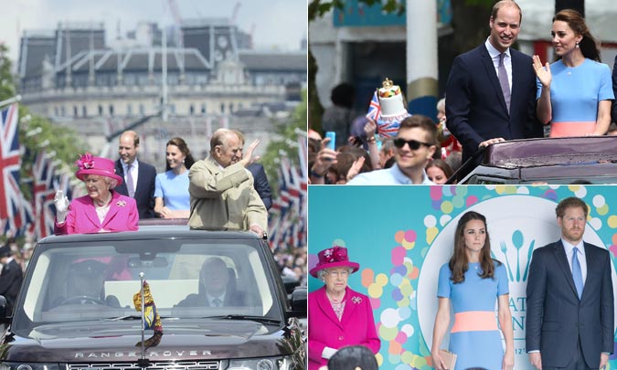 Foto a foto: Así ha sido el multitudinario almuerzo en honor a la reina Isabel