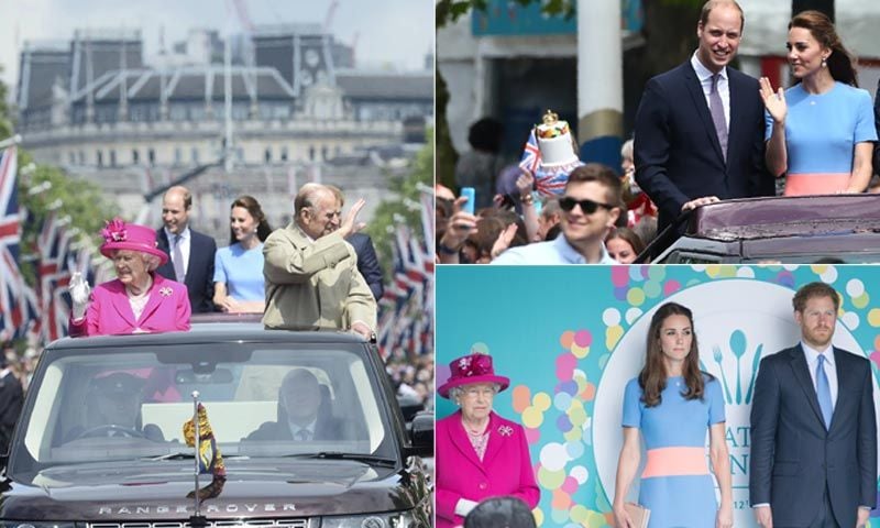 Foto a foto: Así ha sido el multitudinario almuerzo en honor a la reina Isabel
