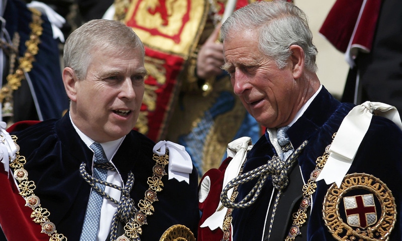 El príncipe Carlos y el duque de York 