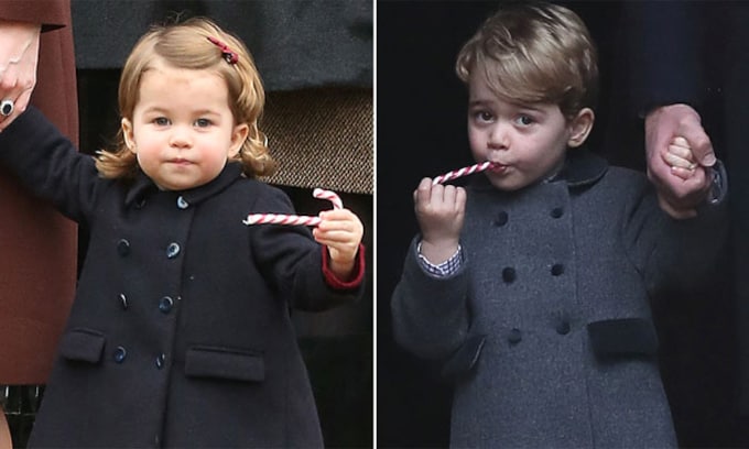 FOTOGALERÍA: La 'dulce' Navidad del príncipe George y la princesa Charlotte con sus padres y la familia Middleton