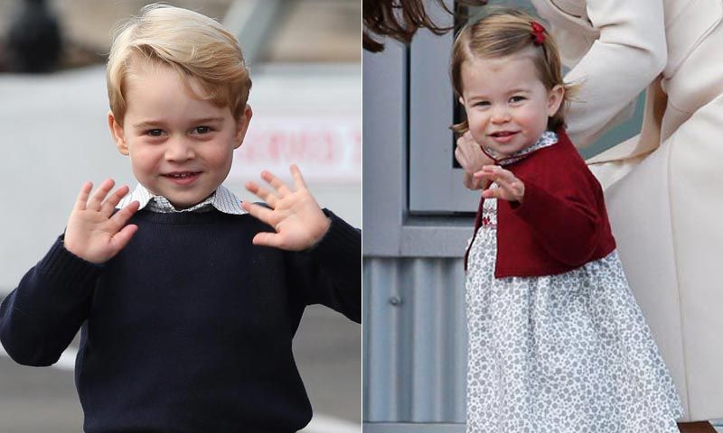 Los príncipes George y Charlotte sorprenden a la reina Isabel II con un regalo por su 91 cumpleaños