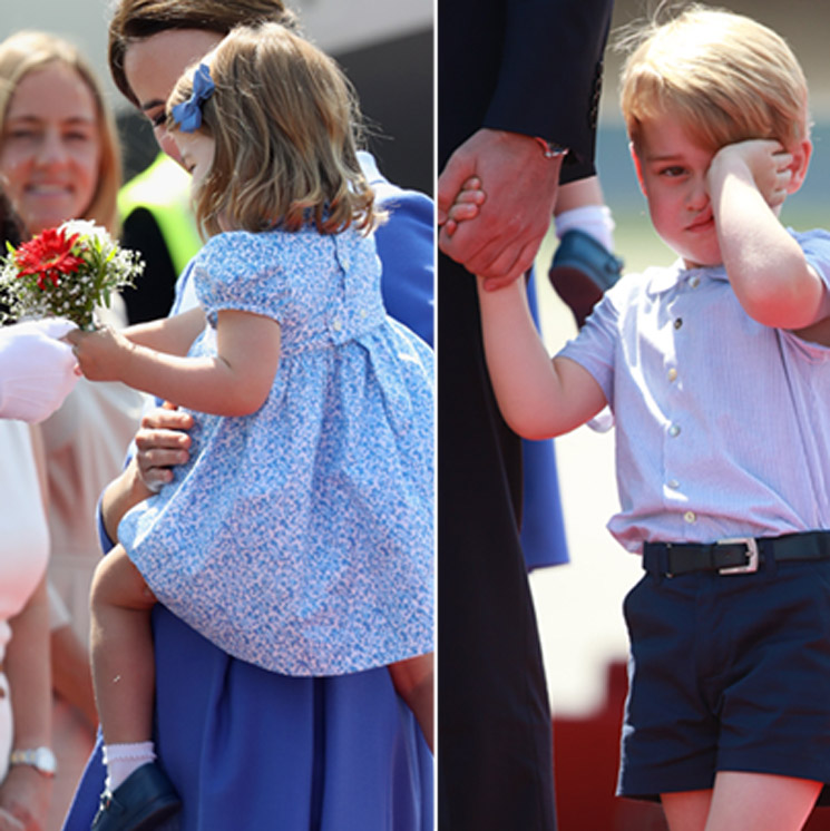 Charlotte de Cambridge se toma muy en serio sus deberes reales en su primer saludo diplomático en Berlín