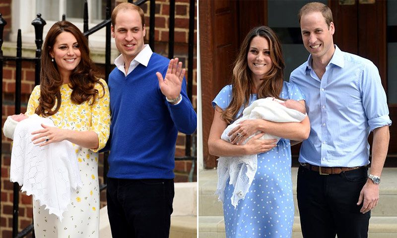 Recordamos los nacimientos de los príncipes George y Charlotte