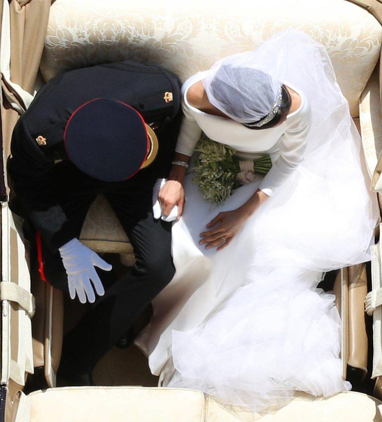 La foto viral de la boda de los Duques de Sussex